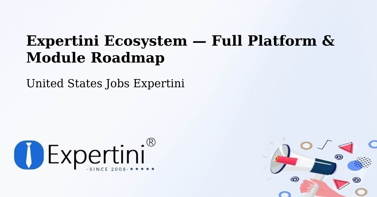 Expertini Ecosystem — Full Platform & Module Roadmap – Memphis